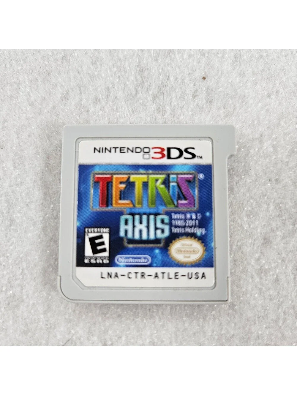 Tetris: Axis (Nintendo 3DS, 2011)